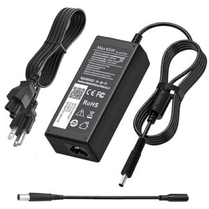 65w 45w ac adapter for dell laptop charger, replacement for all round connector dell inspiron 13 14 15 17 3000 5000 7000 series 5100 5567 5559 latitude 5400 5480 5490 5580 7480 3520 laptop power cord