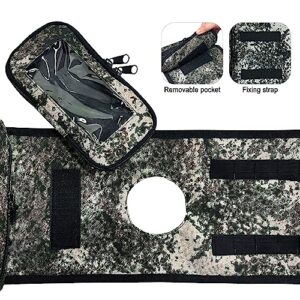 MYDAYS ATV Saddle Bag,Cargo Tank Storage Luggage for ATV UTV Snowmobile Motorcycle (Camo)