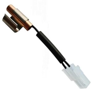 w10383615 refrigerator thermistor with clip fits for whirlpool refrigerator replaces ap6020675 wpw10383615vp, ps11753994 2118226