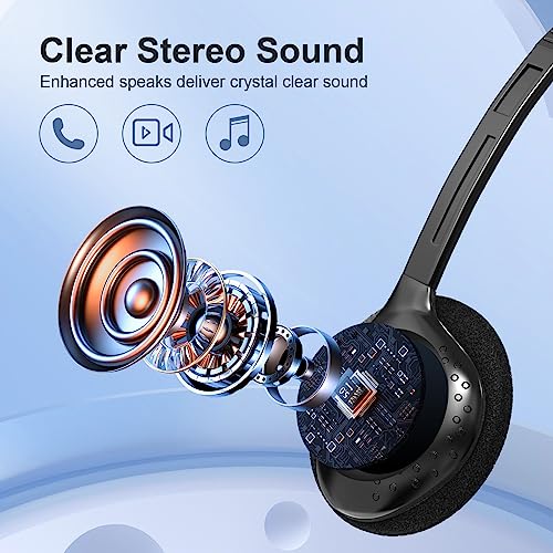 JINWAYBST 25 Pack Headphones Bulk Adjustable Classroom Headphones Library on Ear Headphones Wholesale School Headphones with Wire 3.5 mm Plug for Student, Kids, Adults