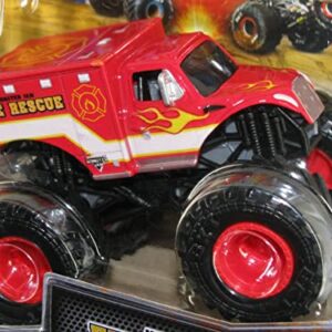 Monster Jam 2023 Spin Master 1:64 Diecast Truck Series 30 Everyday Heroes Fire Rescue