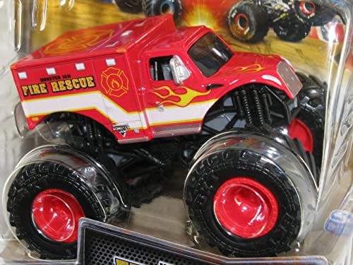 Monster Jam 2023 Spin Master 1:64 Diecast Truck Series 30 Everyday Heroes Fire Rescue