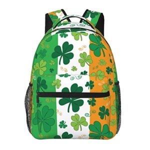 juoritu st. patrick's day backpacks, laptop backpacks for travel work gifts, lightweight bookbags for men and women