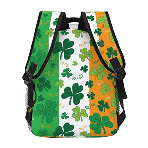 Juoritu St. Patrick's Day Backpacks, Laptop Backpacks for Travel Work Gifts, Lightweight Bookbags for Men and Women