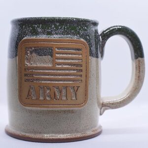 sunset hill stoneware us army mug