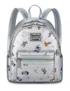 loungefly disney parks mickey mouse and friends disney100 mini backpack
