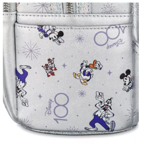 Loungefly Disney Parks Mickey Mouse and Friends Disney100 Mini Backpack