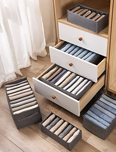 9 grid, Drawer Organizers for Clothing, Clothes Organizer, Wardrobe Clothes Organizer, Clothes Organizer for Folded Clothes, Wardrobe Organizer for Jeans Pants Sweaters T-shirts Underwear