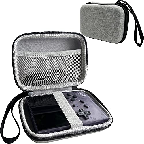 LeoTube Carrying Case for RG35XX Handheld Game Console, Storage Travel Holder Compatible with RG35XX Portable Game Console Accessories, Portable Game Console Not Included (Only RG35XX Case)