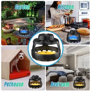 X-PEST Flea Traps for Inside Your Home, USB Rechargable Flying Insect Trap Indoor for Fleas Gnats Flies Moth Mites Bugs Fruit Flies Mosquitoes with 10 Refills