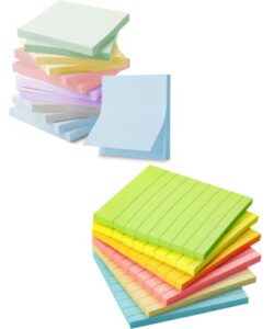 mr. pen- sticky notes, 3”x3”, colorful sticky notes
