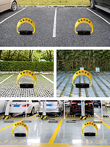 180° Anti-Collision Parking Space Lock,Automatic Remote Control Parking Lock,Carport Auto Space Stall Barrier,for Garage