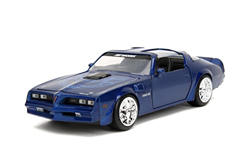 Big Time Muscle 1:24 1977 Pontiac Firebird Die-Cast Car, Toys for Kids and Adults(Metallic Blue)