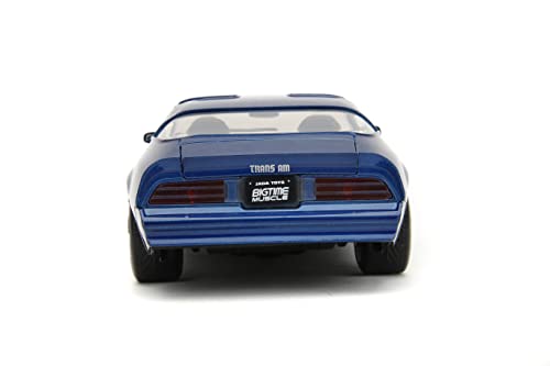 Big Time Muscle 1:24 1977 Pontiac Firebird Die-Cast Car, Toys for Kids and Adults(Metallic Blue)