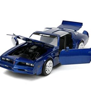 Big Time Muscle 1:24 1977 Pontiac Firebird Die-Cast Car, Toys for Kids and Adults(Metallic Blue)