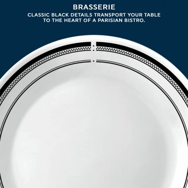 Corelle Brasserie 16 pc Dinnerware Set, Service for 4