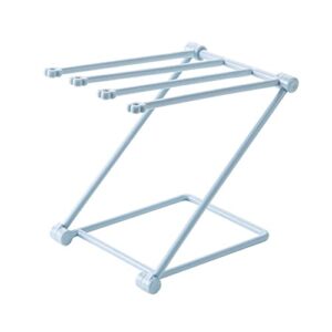 gangji clothes drying rack steel collapsible design can be placed near the kitchen or bathroom sink