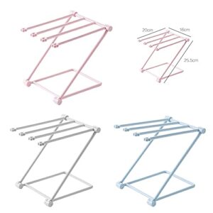 gANGJI Clothes Drying Rack Steel Collapsible Design Can Be Placed Near The Kitchen or Bathroom Sink