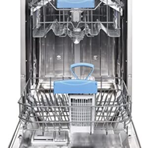 RCA RZ0381 Front Control-Built in FULLSIZE Dishwasher, 57 DBA, Stainless Steel, 18” WIDE, Stainless