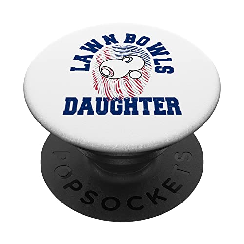 American Flag Fingerprint Patriotic Lawn Bowls Daughter PopSockets Swappable PopGrip