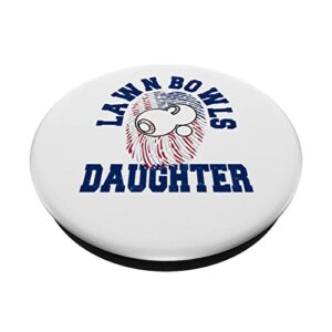 American Flag Fingerprint Patriotic Lawn Bowls Daughter PopSockets Swappable PopGrip