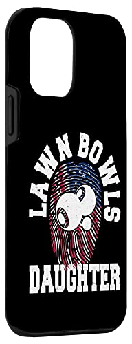 iPhone 12 mini American Flag Fingerprint Patriotic Lawn Bowls Daughter Case