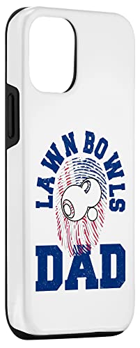 iPhone 12/12 Pro American Flag Fingerprint Patriotic Sports Lawn Bowls Dad Case