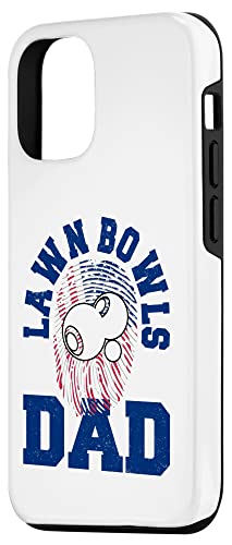 iPhone 12/12 Pro American Flag Fingerprint Patriotic Sports Lawn Bowls Dad Case