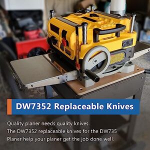 13 inch Planer Blades for Dewalt DW735 Electric Planer Knives DW735X Wood Planer Cutter with 24 Pcs Screws Replace DW7352 Blade Knife -3 Pack