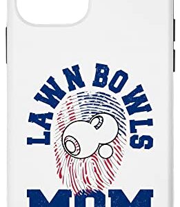 iPhone 12 mini American Flag Fingerprint Patriotic Sports Lawn Bowls Mom Case