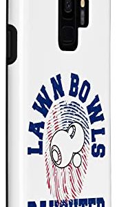 Galaxy S9 American Flag Fingerprint Patriotic Lawn Bowls Daughter Case