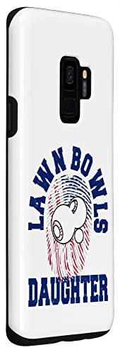 Galaxy S9 American Flag Fingerprint Patriotic Lawn Bowls Daughter Case