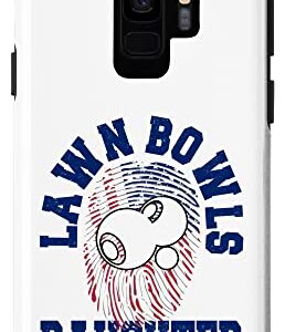 Galaxy S9 American Flag Fingerprint Patriotic Lawn Bowls Daughter Case