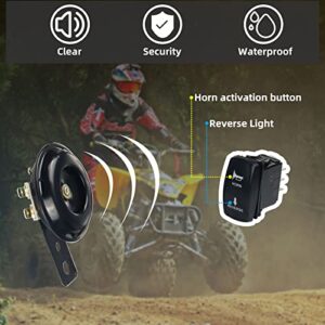 Universal ATV UTV Turn Signal Kit,SXS Street Legal Kit with Turn Signal Light Rocker Switch Flasher Relay Fuse Line LED Lightsfor SXS Dirt Bike Polaris RZR Can-Am Kawasaki Motorcycle