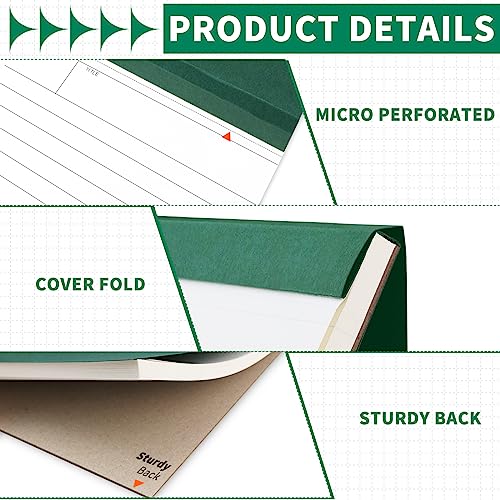 Lined Writing Note Pad To Do List Notepad - 5.6" x 8.5" Notebook (50-Sheet), Micro Perforated Writing Pad, Small 3" x 4" Sticky Notes with 50 Pages(4 pks) for Planners, Notes Taking, Work Organization