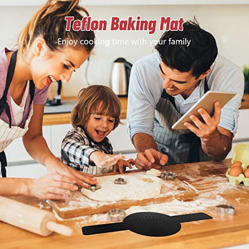 Bread Baking Mat for Dutch Oven, Non-Stick and Easy Clean Reusable Bread Baking Mat 8.3 Inch Baking Sheets Heat Resistant Bread Baking Pad for Dough Pastry