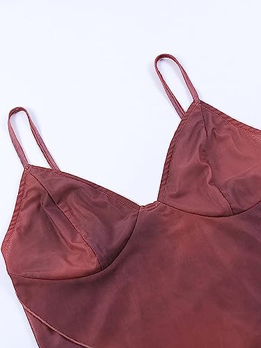 Camisole for Women Y2K Crop Top Sexy Spaghetti Strap Sleeveless Cami Top Halter Top Backless Sexy Summer Tops for Women A Red