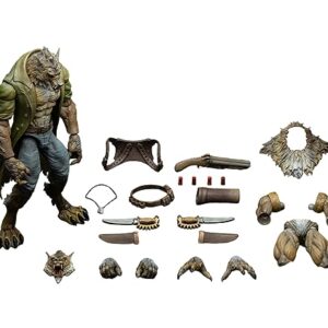 RAYGE3LOV Maestro Union FuRay Planet Blade Master Weng 1/12 Scale Figure 8.5in Furry Action Figures,Furay Planet Series weretiger Blade Master Weng wave3 weretiger,Orcs,Beastmen