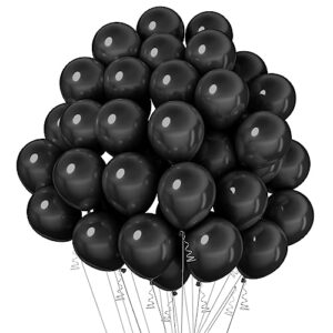 black balloons, 50 pcs, black balloons 5 inch, black birthday decorations, balloons for arch decoration, balloons for birthday wedding baby shower party decorations