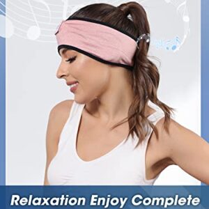 Sleepbeauty Sleep-Headphones-Wireless-Bluetooth-Headband - Comfy Sleeping Eye Mask Headphones Headset, Sport Headband Earbuds Electronics Tech Gadgets Christmas Birthday Gifts for Women Men Running