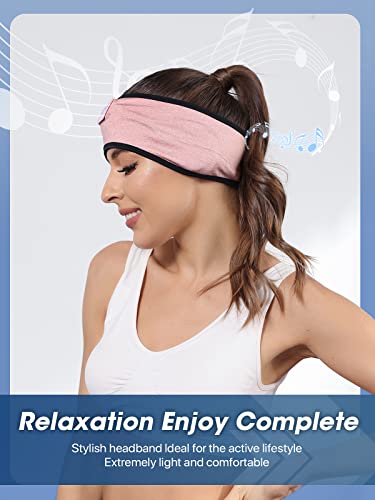 Sleepbeauty Sleep-Headphones-Wireless-Bluetooth-Headband - Comfy Sleeping Eye Mask Headphones Headset, Sport Headband Earbuds Electronics Tech Gadgets Christmas Birthday Gifts for Women Men Running