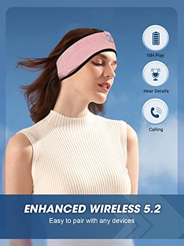 Sleepbeauty Sleep-Headphones-Wireless-Bluetooth-Headband - Comfy Sleeping Eye Mask Headphones Headset, Sport Headband Earbuds Electronics Tech Gadgets Christmas Birthday Gifts for Women Men Running