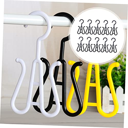 Unomor 10pcs Shoe Rack Foldable Shoe Rack Bike Hanging Hooks Towel Hook Towel Hook for Bike Shoe Holder Laundry Sock Drying Hanger Shoes Hanger Shoe Holder for Shop Shoe Hanging Hook