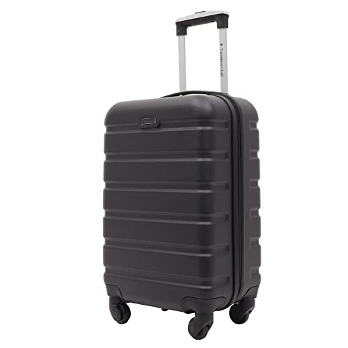 Travelers Club Harper Luggage, Black, 2 Piece Set