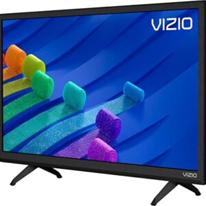 VIZIO 24" Inch Class D-Series LED 720P Smart TV Apple AirPlay 2 and Chromecast Built-in + Wall Mount (No Stand) - D24H-J09 (Renewed)