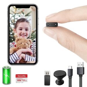 【free 64g】smallest wireless wifi camera with battery,hd1080p spy camera detector,portable vdeo camera,baby monitor with night vision,motion detection,cloud storage for security with ios androidapp