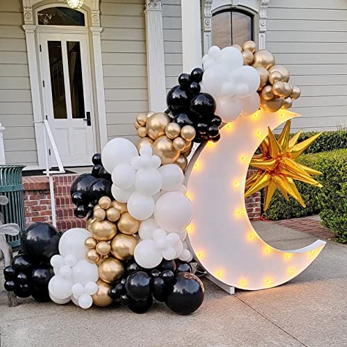 140Pcs White Balloons White Balloon Garland Arch Kit 5/10/12/18 Inch Matte Latex White Balloons Different Sizes as Baby Shower Balloons Birthday Balloons Wedding Christmas Balloons Party Decorations