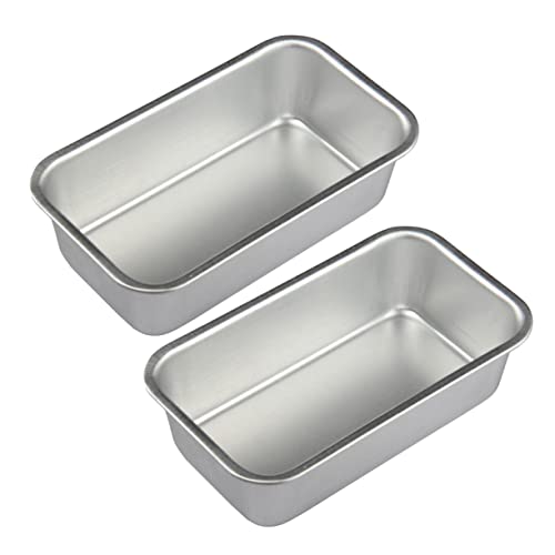 UPKOCH 2pcs Banana Suit Non Stick Baking Sheet Mini Loaf Pans with Lids Loaf Baking Tray Baking Pan French Bread Household Baking Plate Kitchen Supplies Cake Baking Tray Non Stick Pan Set