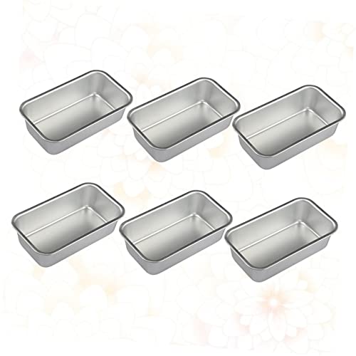 UPKOCH 7pcs Cupcake Baking Pan Cakesicles Mold Mini Cupcake Pan Bread Loaf Tray Bread Toast Box Brownie Kitchen Supplies Baking Tray Household Baking Plate Non Stick Pan Small Bread Oven