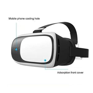 3D VR Smart Glasses, 3D Virtual Reality Goggles Headsets for Video Movies & Games, Light Weigh Comfortable Smart Glasses for Kids & Adults Wireless Bluetooth Compatible All Phone